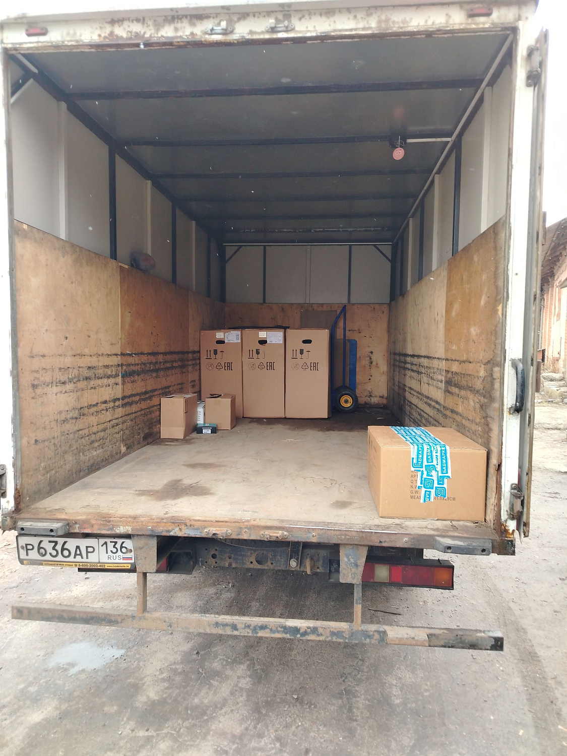 Отгрузка компрессоров Remeza СБ4/С-100.LB30A в г. Воронеж